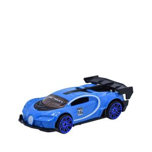 Carro Coleccionable Die Cast Azul Diseño Huracán Fast Road