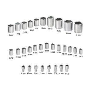 Juego de Copas Ratchet 40 Piezas Amarillo Ferrenovo